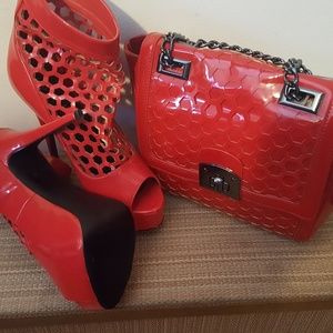 Shoes and purse